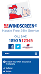 Mobile Screenshot of mrwindscreen.ie